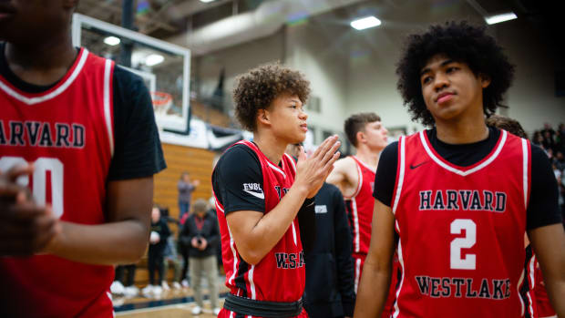 Columbus Harvard Westlake boys basketball Les Schwab Invitational December 30 2023 Naji Saker 2 -Southridge Harvard Westlake boys basketball Les Schwab Invitational postgame December 2023 Naji Saker-110